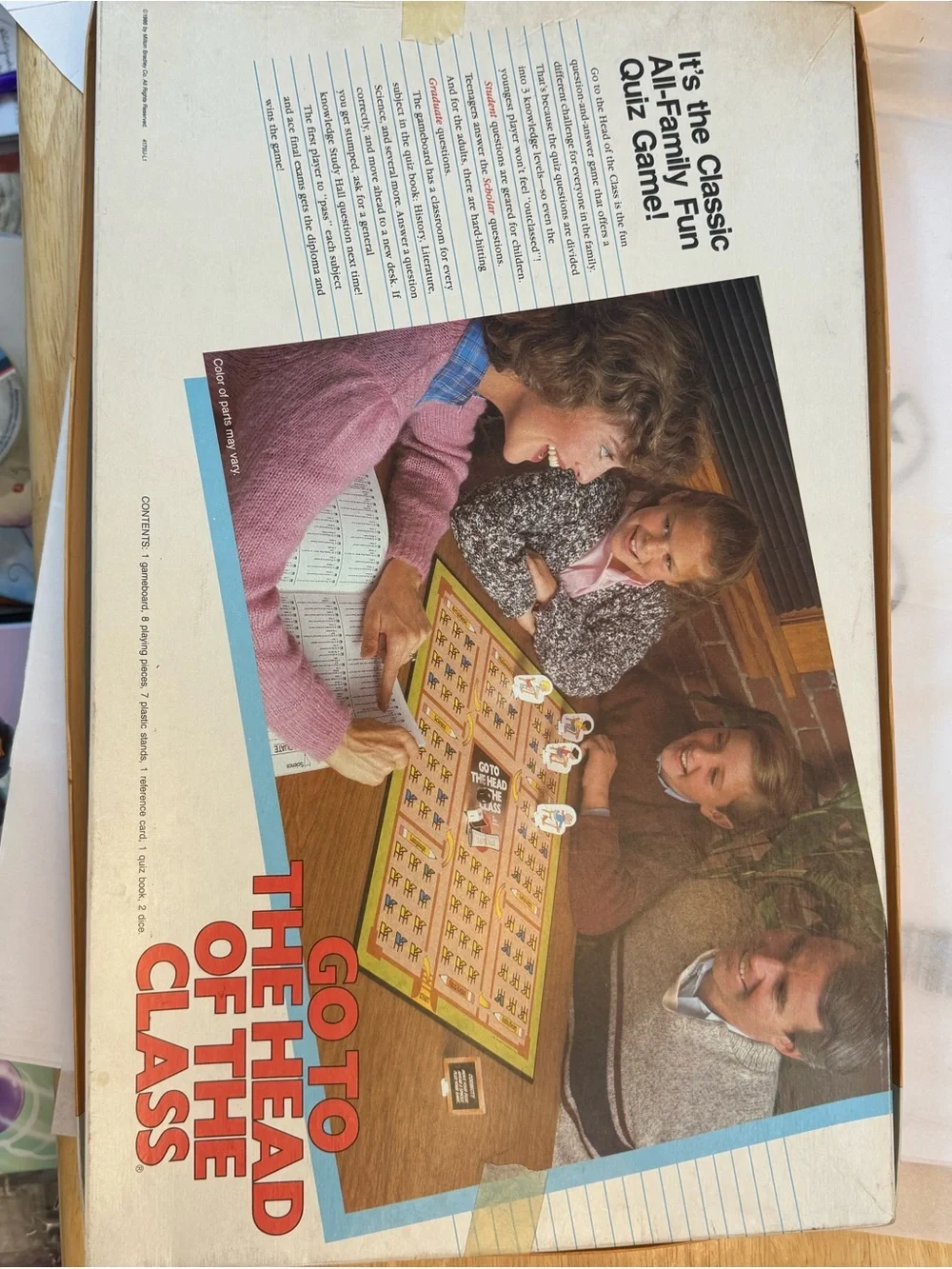 Go To The Head of the Class Deluxe Edition Board Game -complete excellent